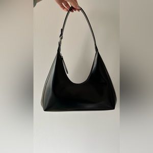 ByFar Amber Patent Leather Shoulder Bag